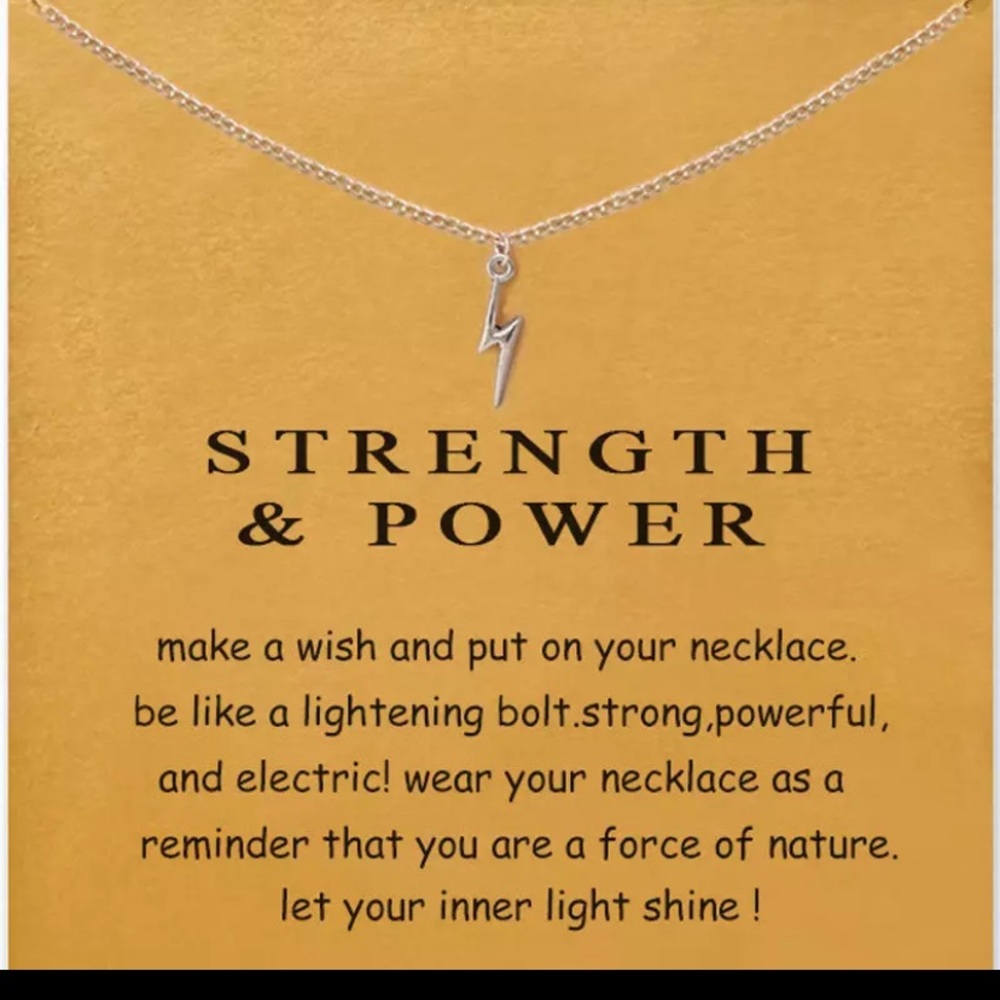 Lightning bolt necklace